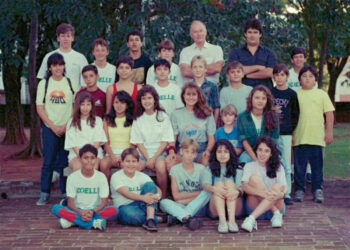 Última turma do internato. Um das alunos era a atriz Paloma Duarte.