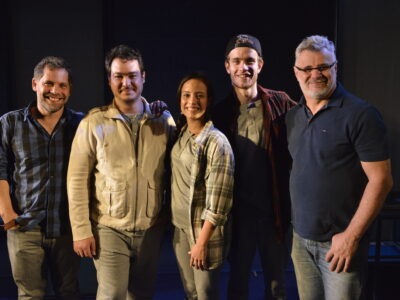 CAC3744 A Terra é Azul com Daniel Eduardo Larissa Vitor Tadeu foto de Carlos Costa