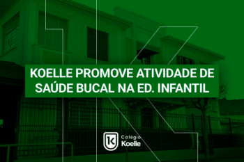 Koelle promove atividade de saúde bucal na educação Infantil.