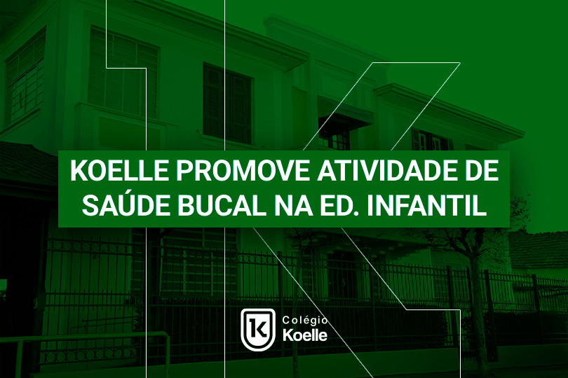 Koelle promove atividade de saúde bucal na educação Infantil.
