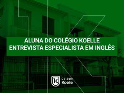 Aluna do Col&eacute;gio Koelle entrevista especialista internacional em ingl&ecirc;s