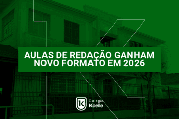 Aulas de reda&ccedil;&atilde;o no Col&eacute;gio Koelle ganham novo formato em 2026