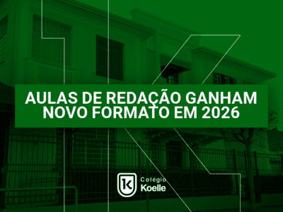 Aulas de reda&ccedil;&atilde;o no Col&eacute;gio Koelle ganham novo formato em 2026