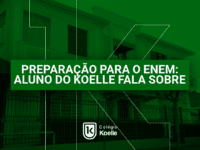 Prepara&ccedil;&atilde;o para o enem: aluno do Koelle fala sobre