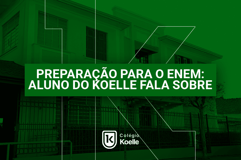 Prepara&ccedil;&atilde;o para o enem: aluno do Koelle fala sobre