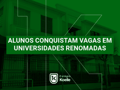 Alunos do Col&eacute;gio Koelle conquistam vagas em universidades renomadas no Brasil e no exterior
