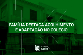 Fam&iacute;lia destaca acolhimento e adapta&ccedil;&atilde;o no Col&eacute;gio Koelle durante depoimento no Dia da Fam&iacute;lia